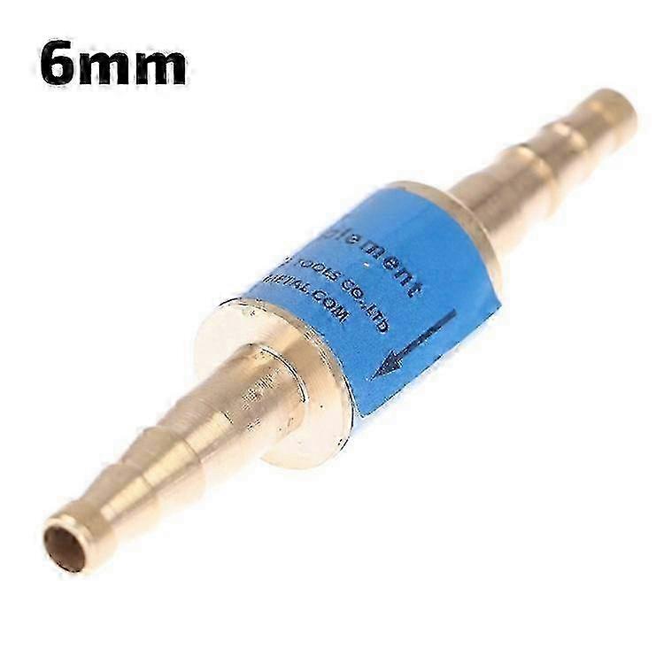 Flashback arrestor for acetylene oxygen hose, pipe components