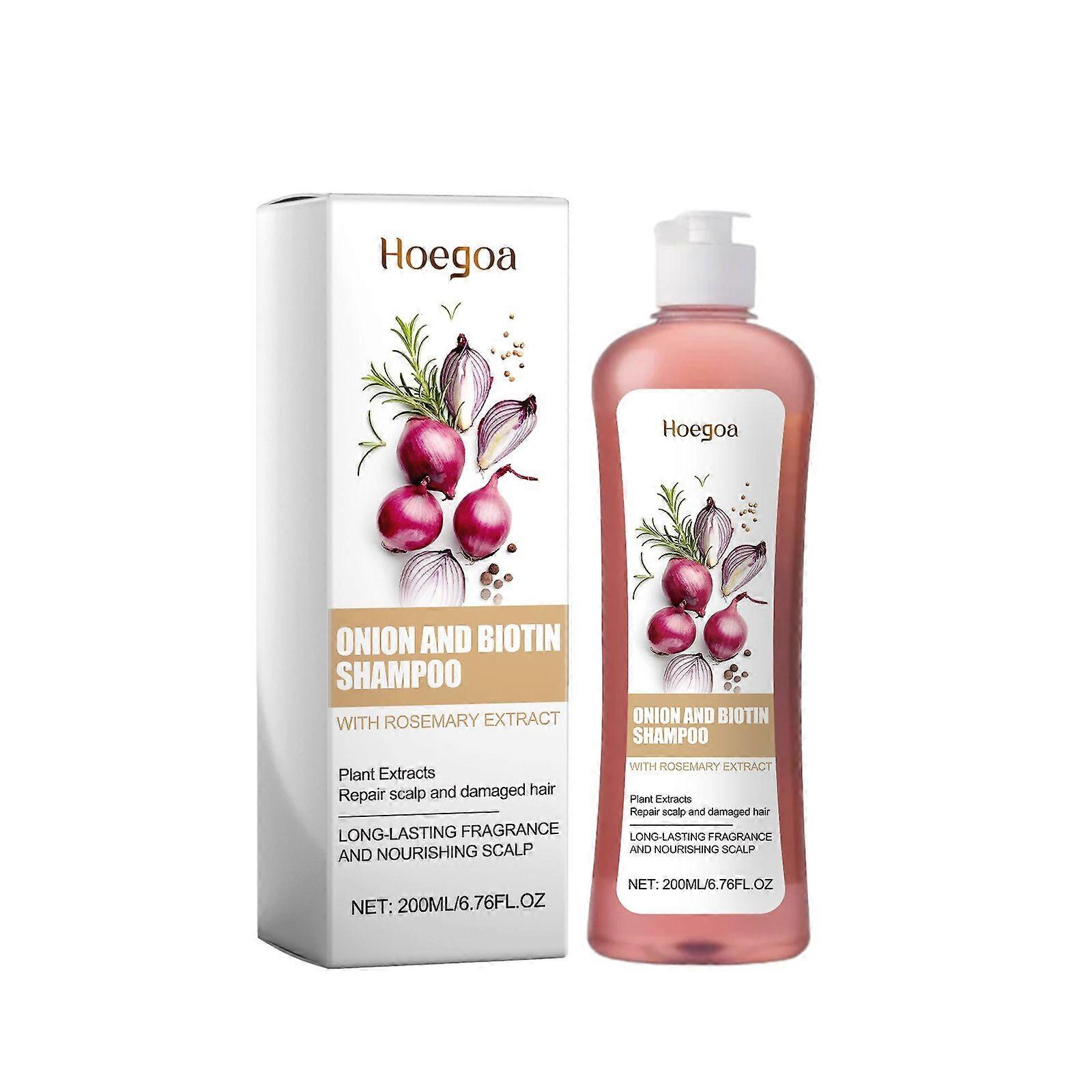 Natural Silicone-Free Shampoo Contains Onion Bulb Extract