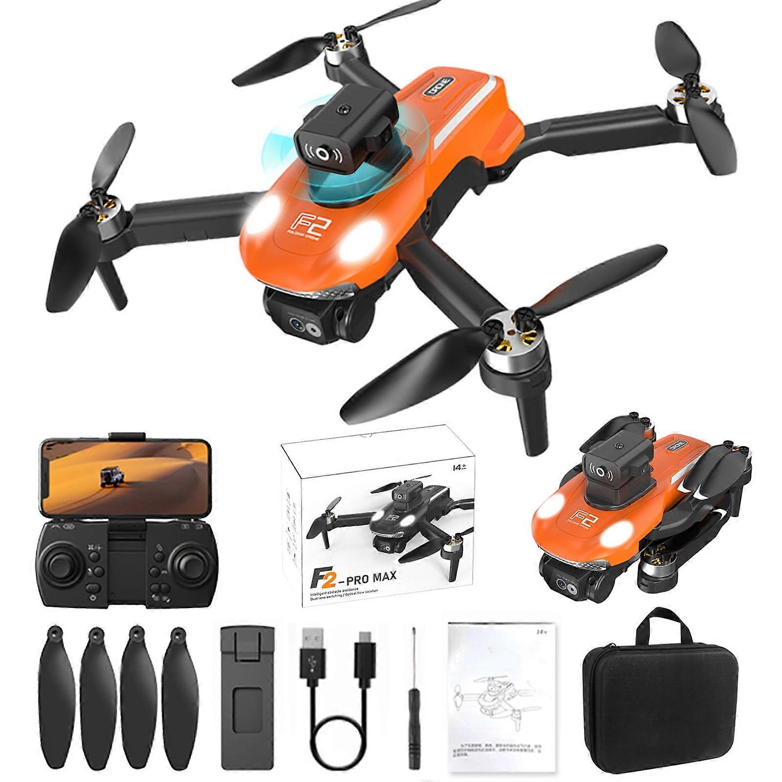 Herrnalise Drone 1080P Camera, Foldable FPV RC Quadcopter with Voice & Gesture Control, Altitude Hold, 3D Flips, Compatible with Gifts for Kids