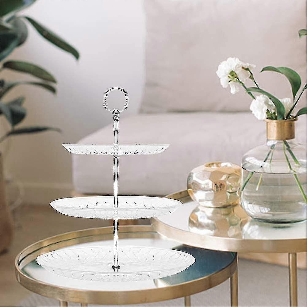 Cupcake Stand 3-tier Cake Stand Dessert Stand Tea Party Tiered Serving Platter Fruit Display Stand Pastry Serving Traycupcake Stand 3-tier Cake Stand