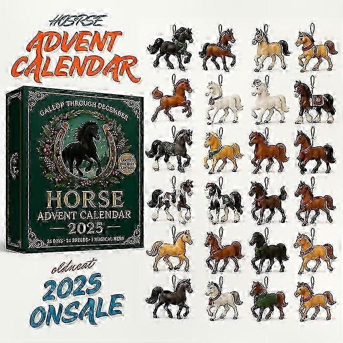 2025 Acrylic Christmas Countdown Pendant Blind Box