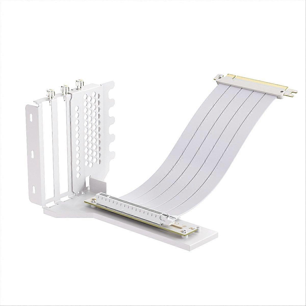 L-Z3 GPU Vertical Mounting Bracket Kit, PCIe 4.0 X16 Riser Cable 200mm, Graphics Card Steering Mount