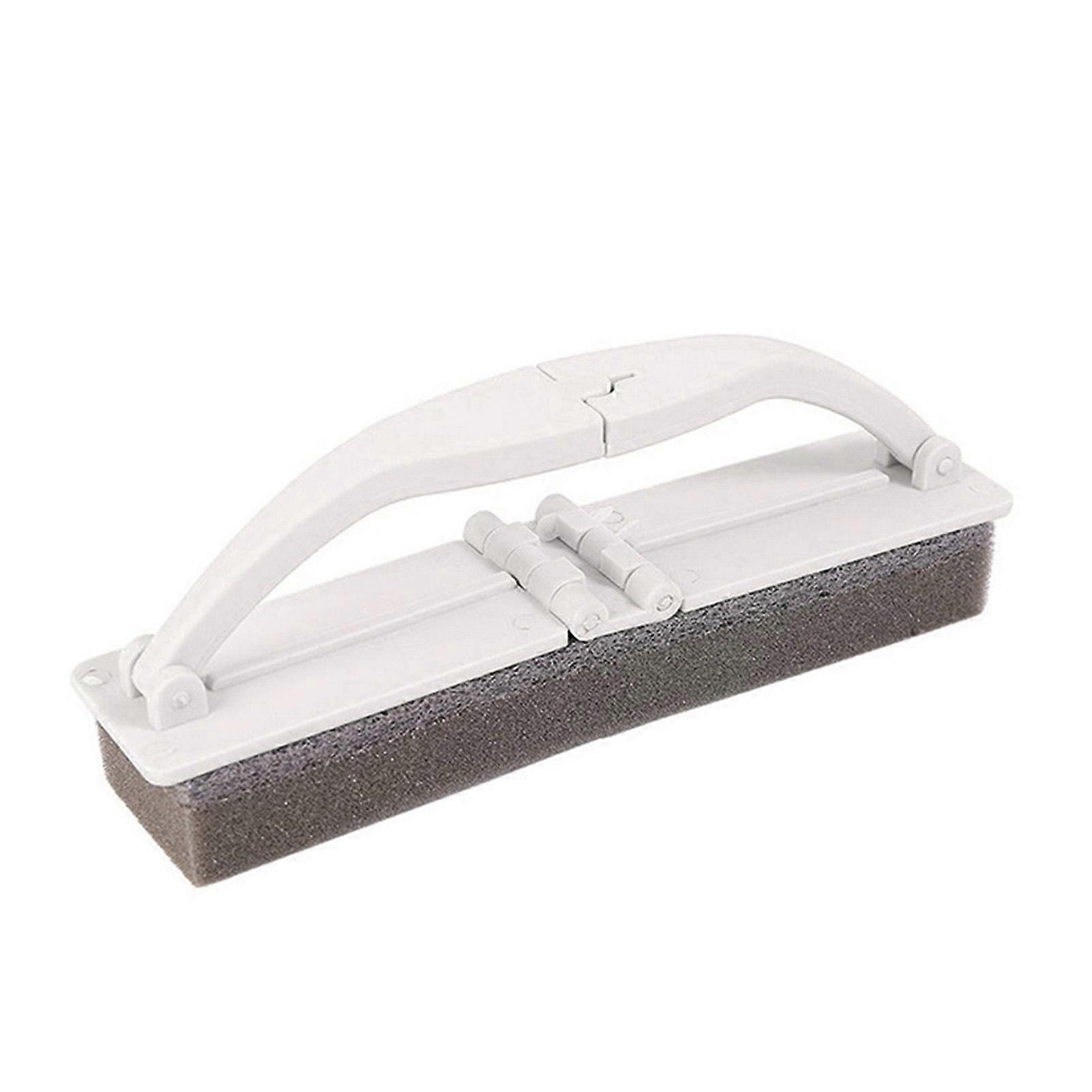Folding Sponge Cleaning Brush Foldable Handle Kitchen Scrubber Water Control Sponge Brush for