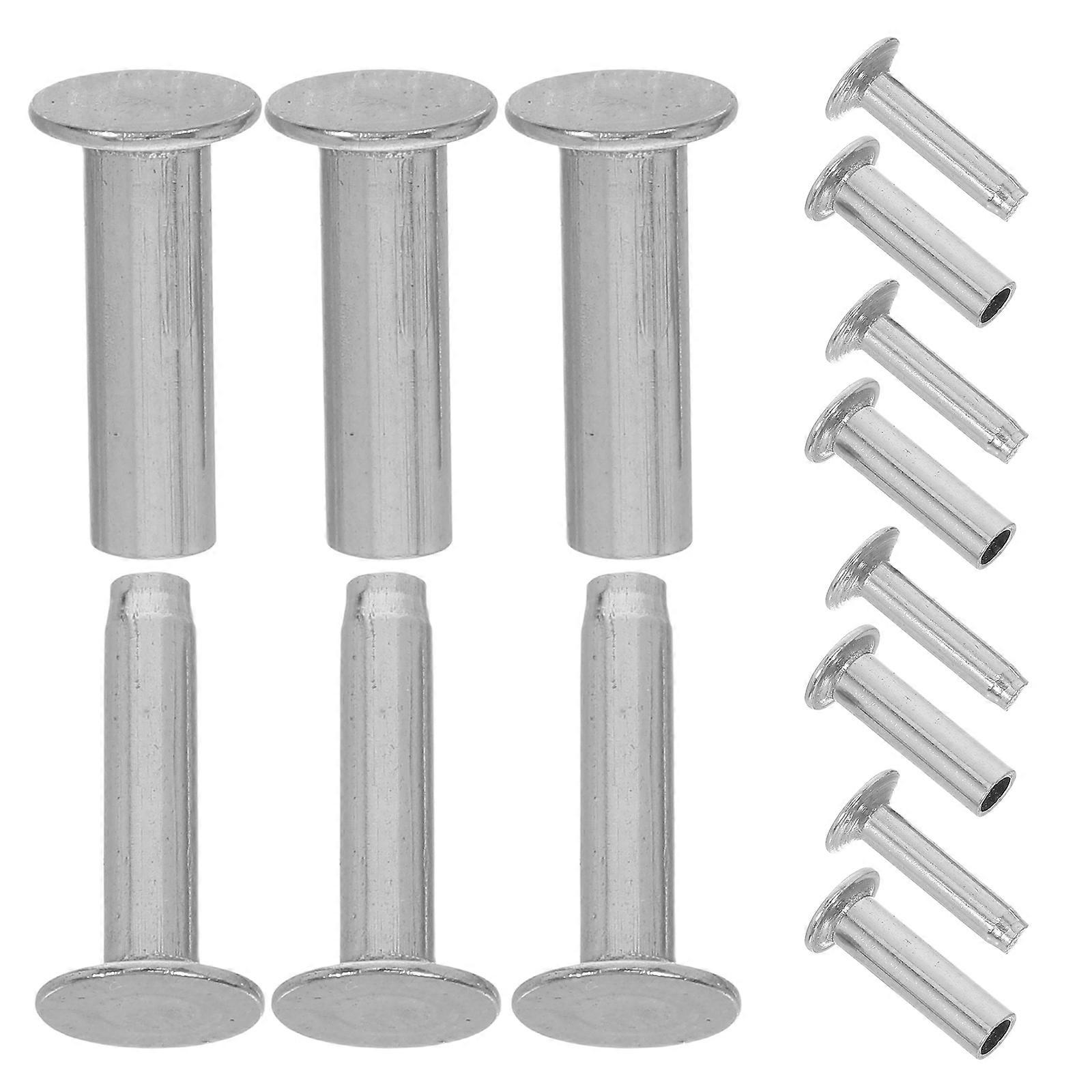 Heavy Duty Handle Rivets for Kitchen Cutter Fasteners 7Pairs Silver