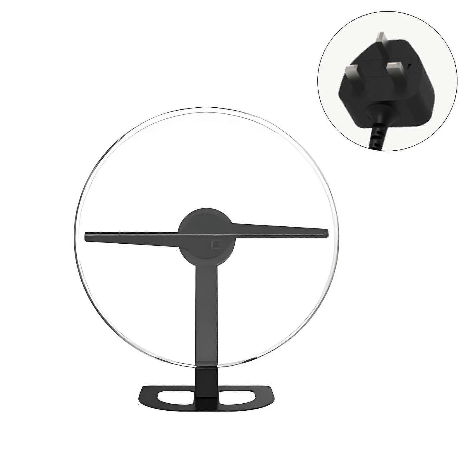 Professional Holograms Display Equipment 32cm Compact Body 224 Dense LED Array Quiet Operations 220V for Business Multicolor