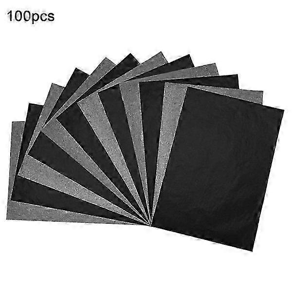100 Sheets Carbon Paper for Daily Use, Single Side A4 Size for Tracing