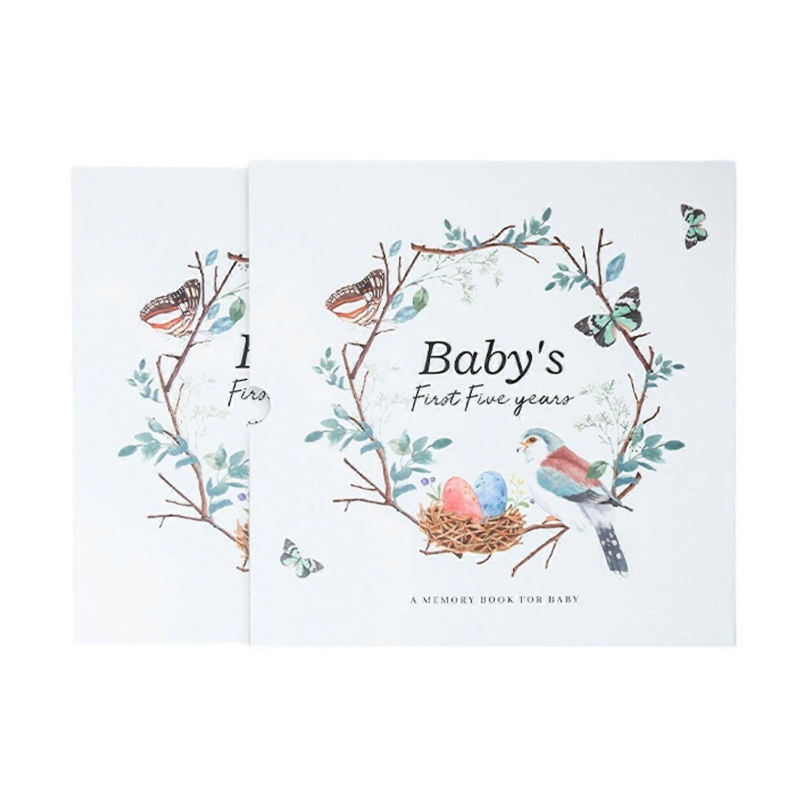 Baby Memory Recorder Book Track Developmental Achievements First Word Steps Multicolor