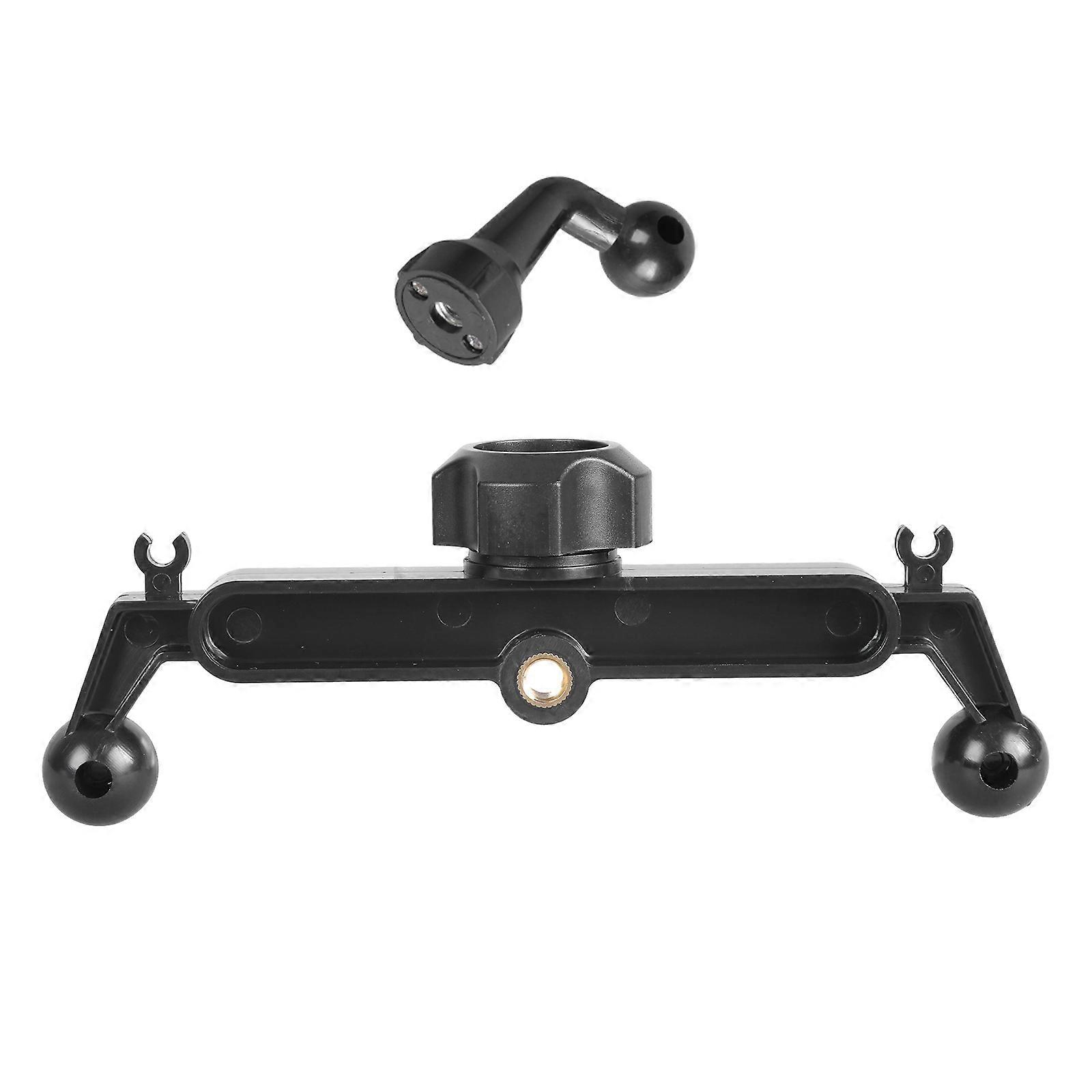 Double 17mm Ball Head Joint Splitter with 1/4 Extension Car Mounts Live Broadcast Equipment Multiple Angle Adjustment Multicolor