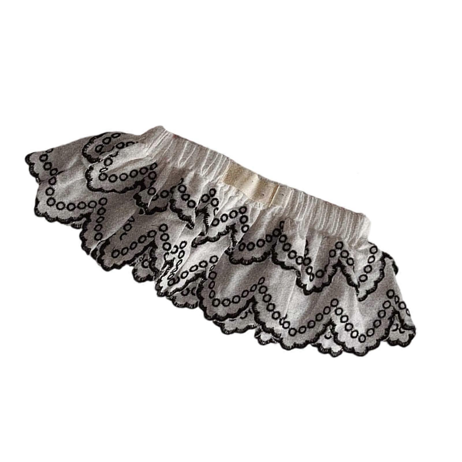 Girls Ruffled Cotton Skirt With Elastic Waist Multiple Colors Soft Fabric Easy Care For Playdates And Parties  S