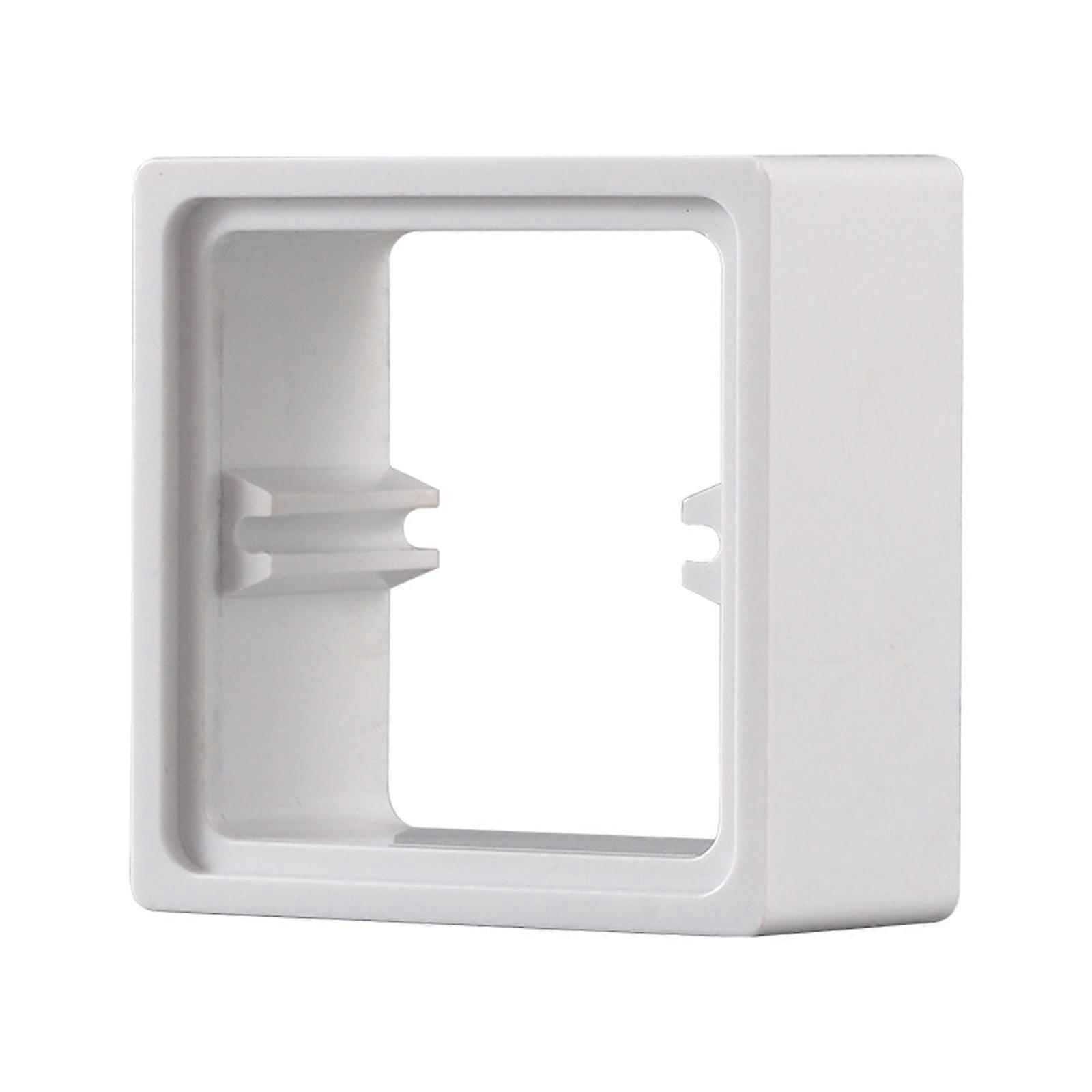 20mm Square Spacer for Single Light Switches Surround Bottomless Box 10mm Height to Enhances Mounting Depth & Stability Multicolor