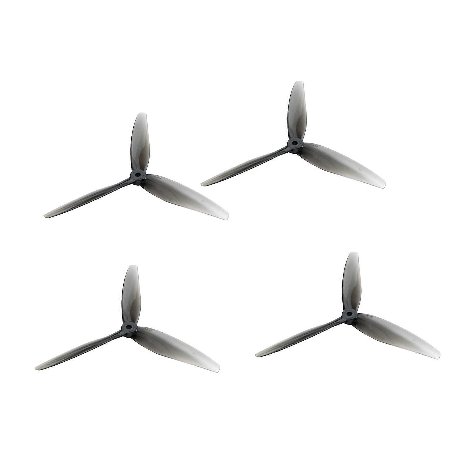 For Gemfan 7050 7inch 3 Paddle PC CW CCW Propeller For Remote Models Multicopter Frame Long Ranges Propeller Accessoris  Gray