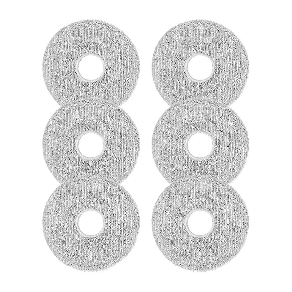 6PCS Mop Cloth Pads for 5C / OV42CN Sweeping Robot Replacement Parts Washable Mopping Pads