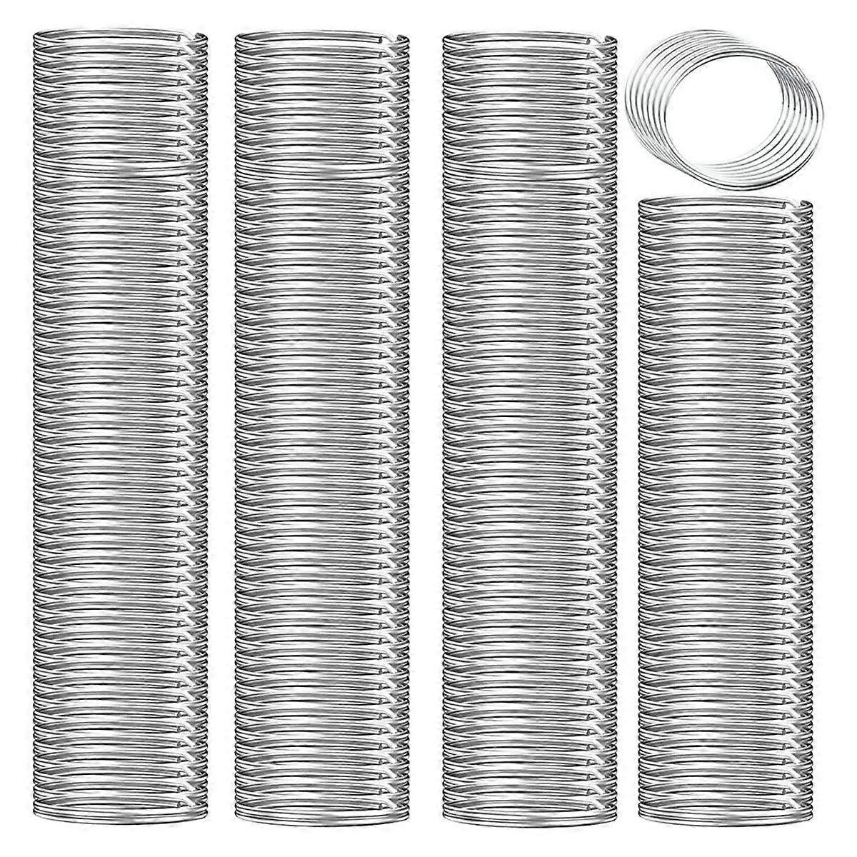 1000PCS Metal Alloy Split Key Rings Bulk for Crafts and Keychains, 1 Inch Diameter