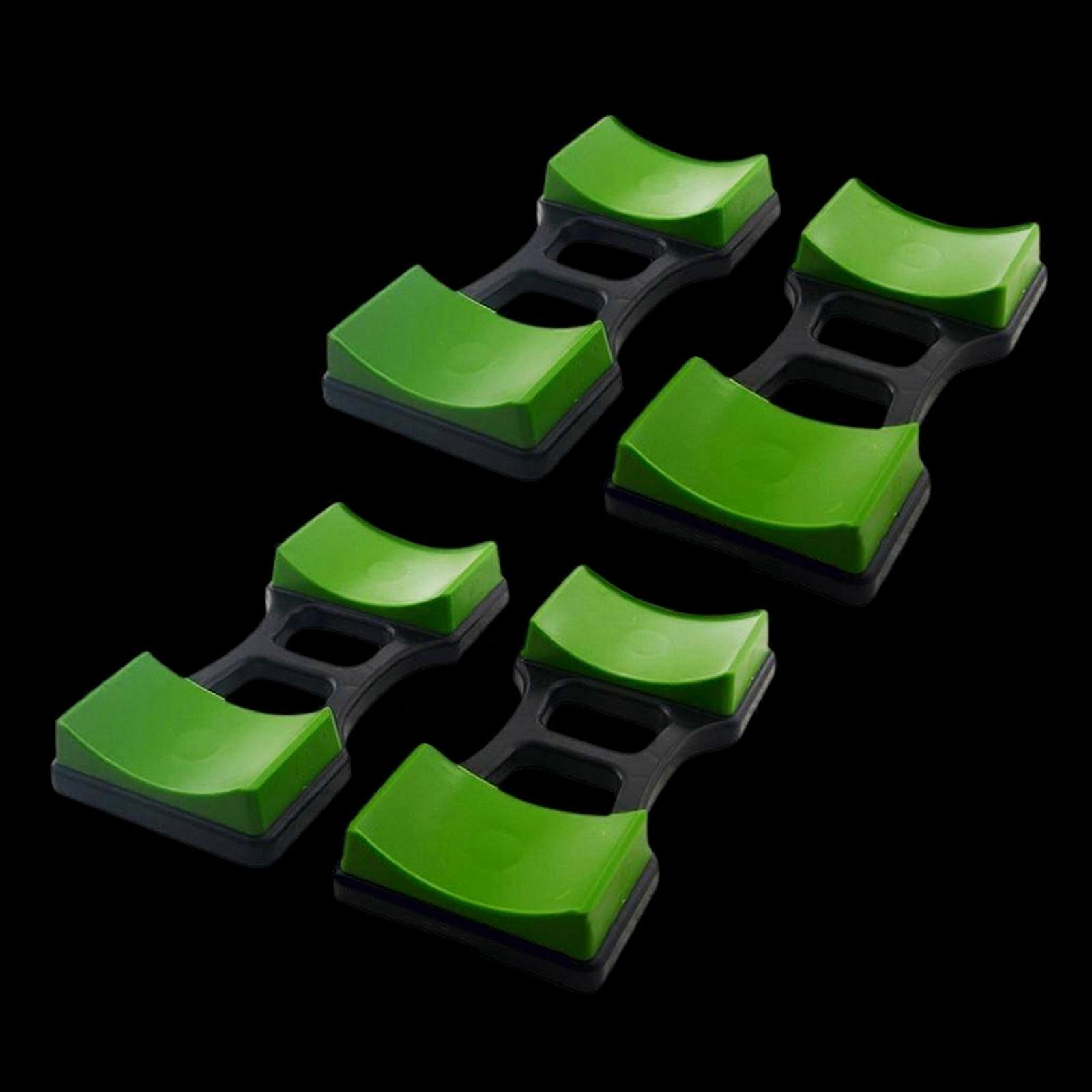4Pcs Dumbbells Plastic Display Stands Small Dumbbells Rack Dumbbells Bracket Mat Organizer Floor Protections Holder  Large