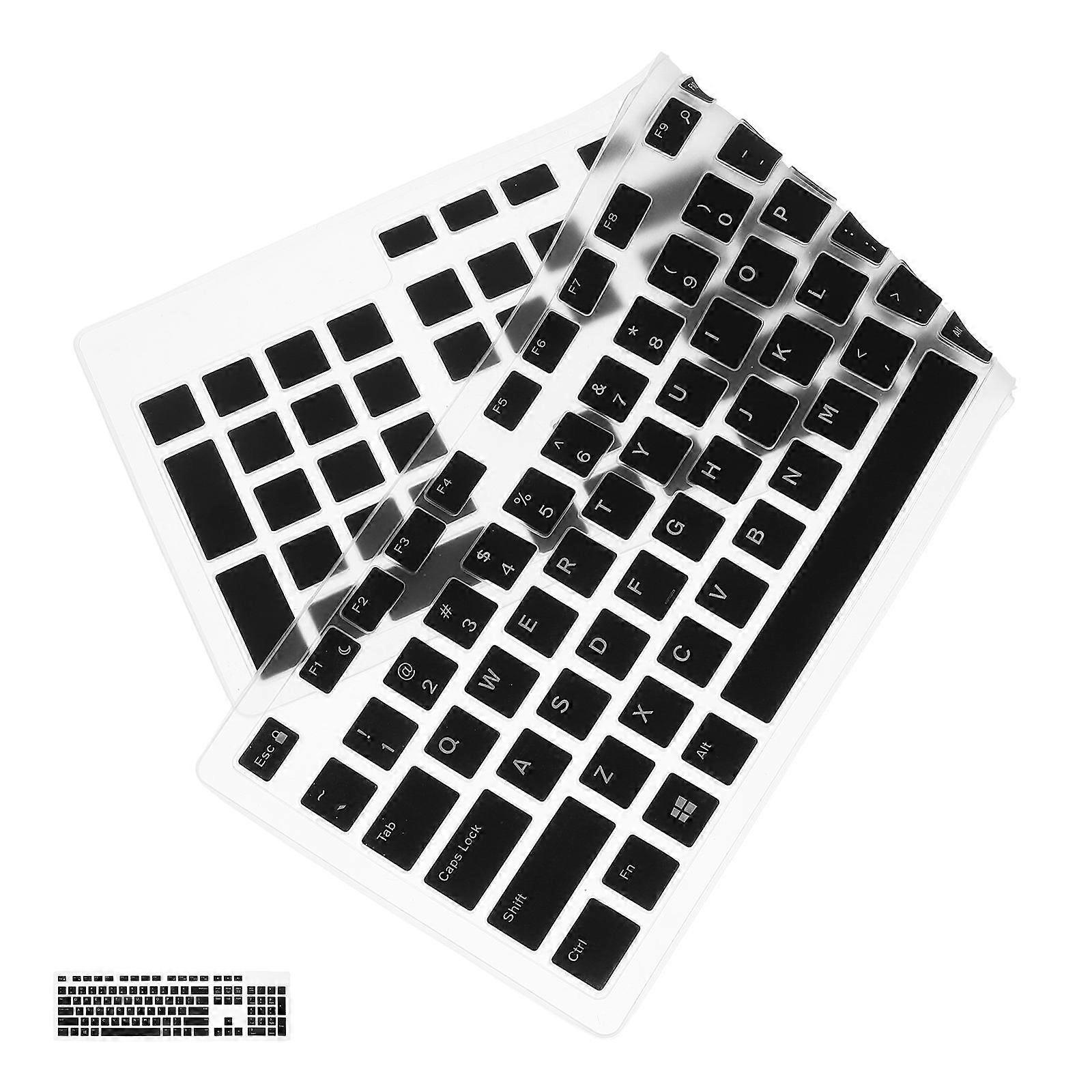 1 Pc Keyboard Protector Compatible for Dell KB216 Wired Keyboard (Black)