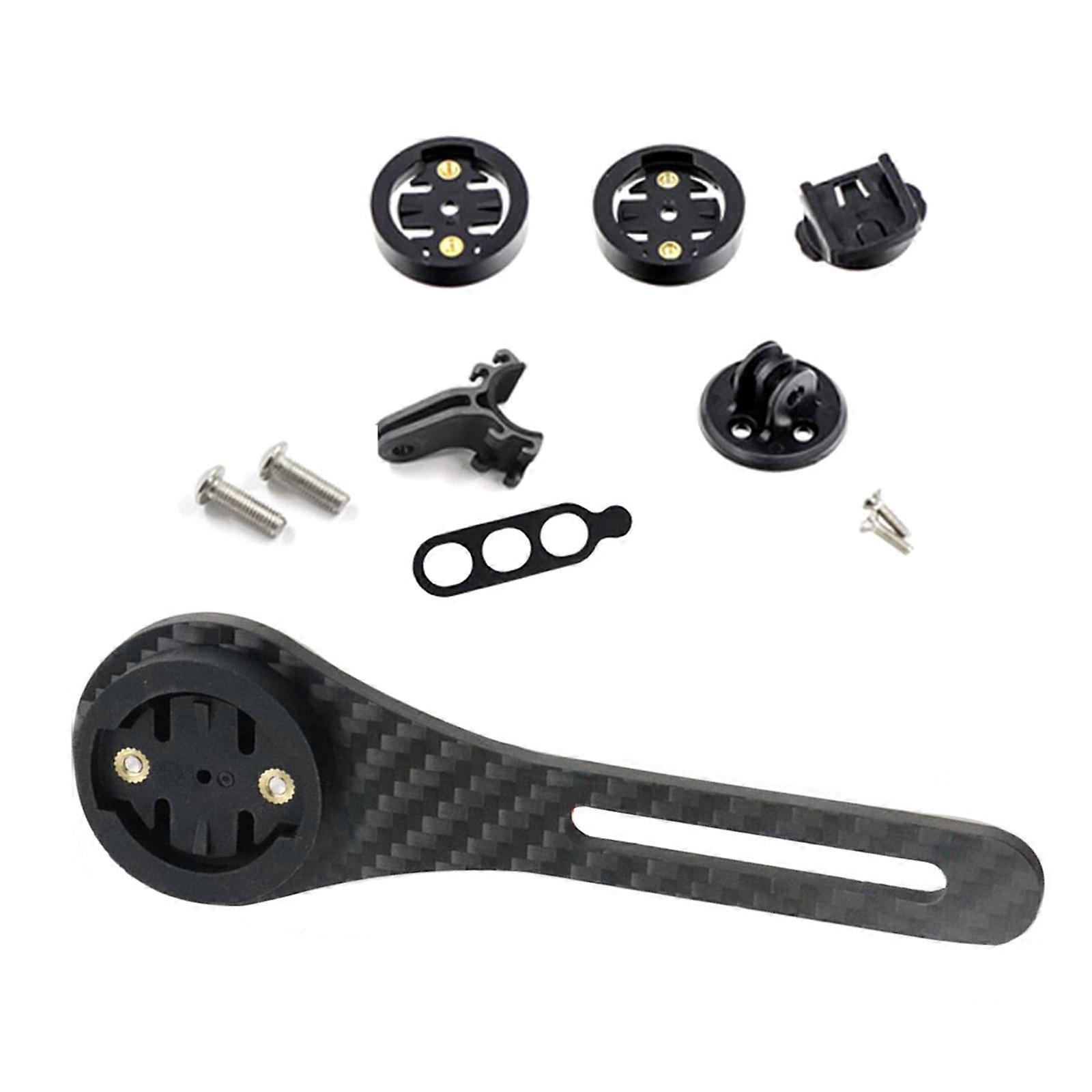 Bike Cycling Computer Stopwatch Bracket Speedometer Mount Holder Extension Bracket Handlebar Mounted Front Holder Multicolor