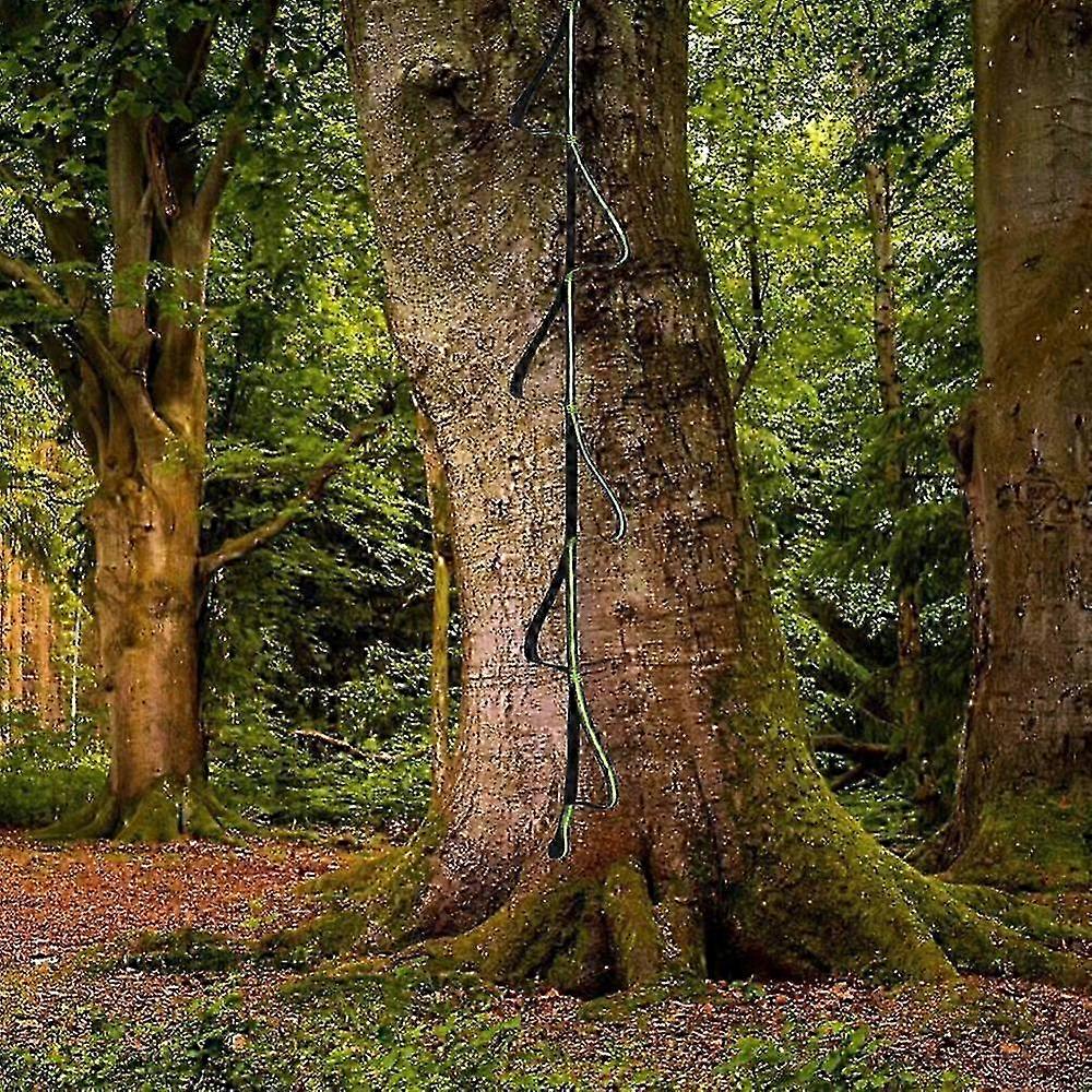 2025 Tree Stand Steps, Webbing Hunting Ladders, Easy-to-use Lightweight Rope Aider for Hunting Safety, Outdoor Climbing, Caving, Canyoning (green)