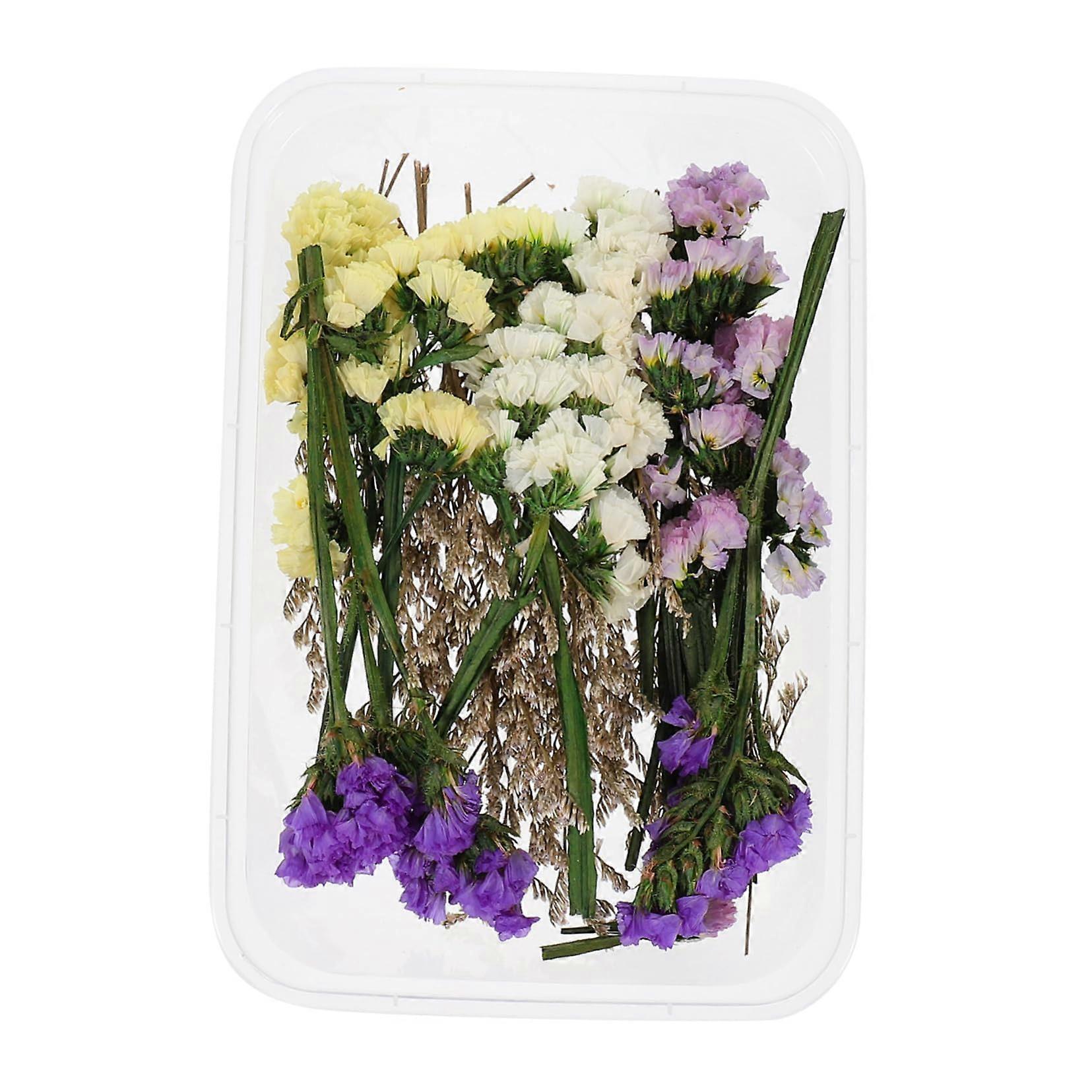 Boho Dried Flower Centerpiece with Floating Candle for Living Room Table Decor and DIY Crafts