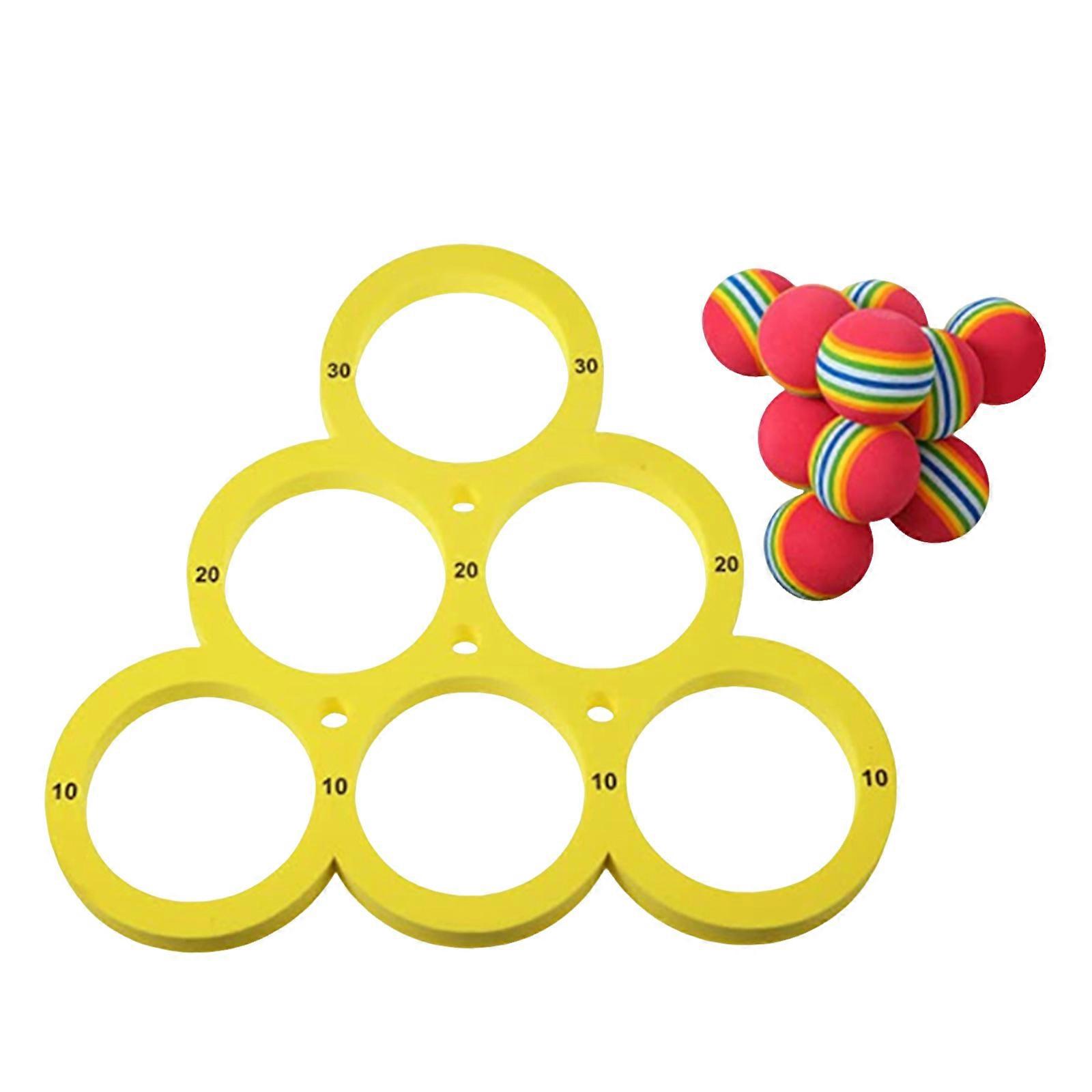 Portables Foams Swimming Pool Toss Game Durability Floating Targets Game for Water Recreation Multicolor