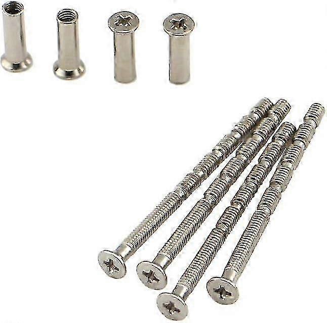 4 Piece Universal M4 Screw Connecting Bolts & Sleeves For Door Handle Roses And f74