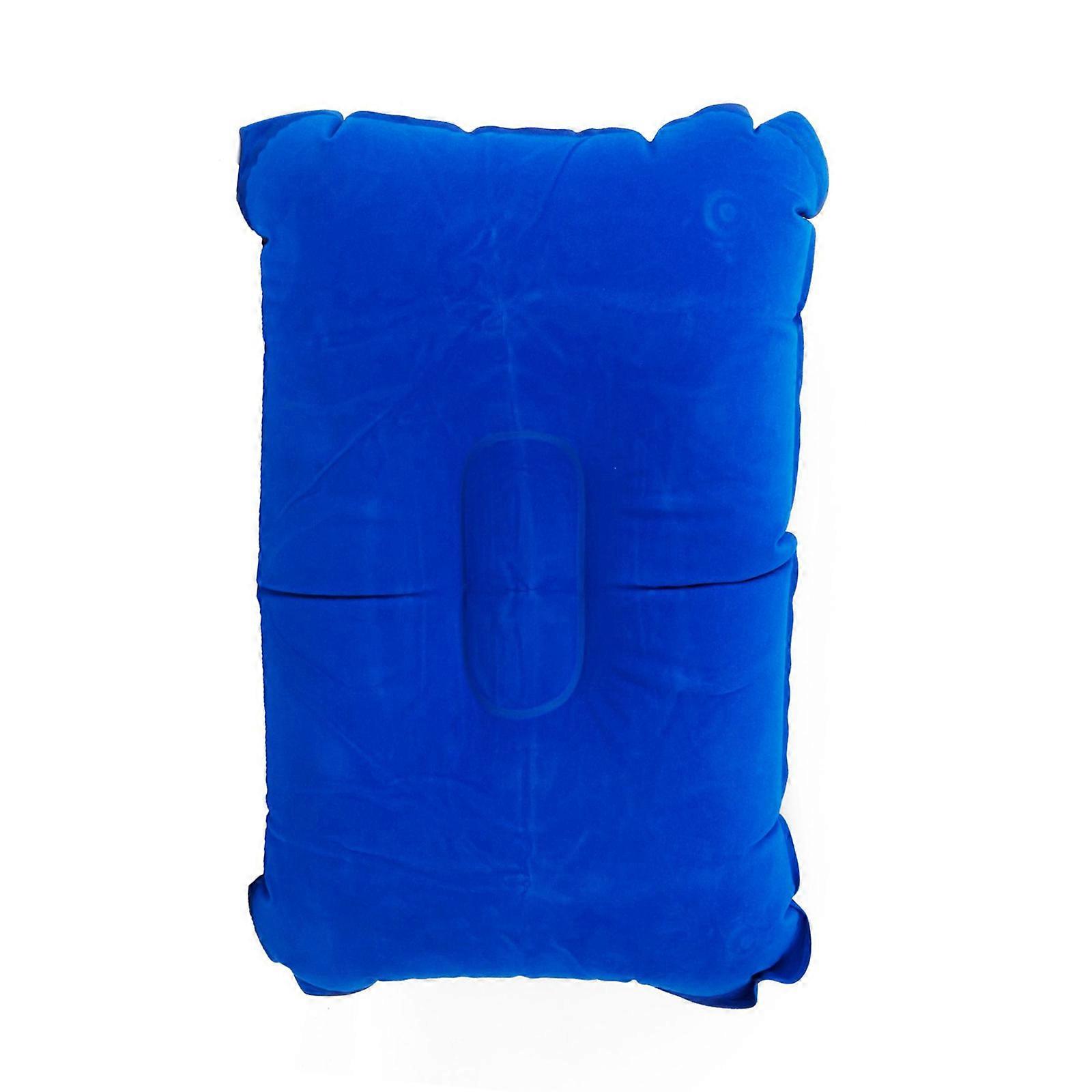 Camping Pillow Portable Inflatable Pillow, Ergonomic Inflating Pillow Hammock Pillow Comfortable Inflating Travel Pillow  Royal blue