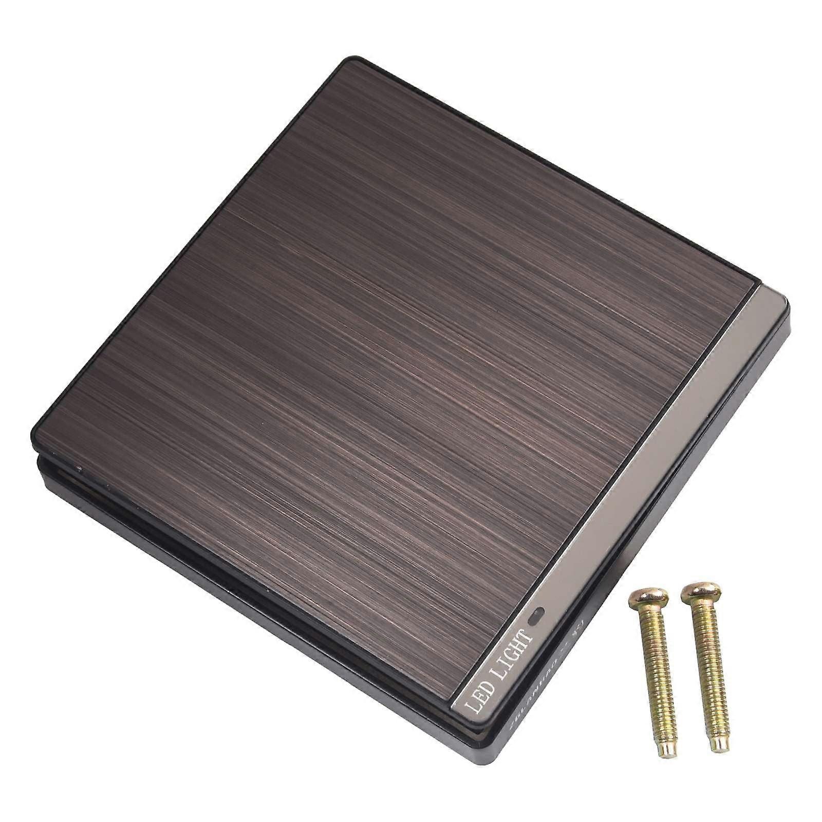 LED Wall Light Switch Rocker Switch Push Button Switch 1/2/3/4 Gang 1 Way