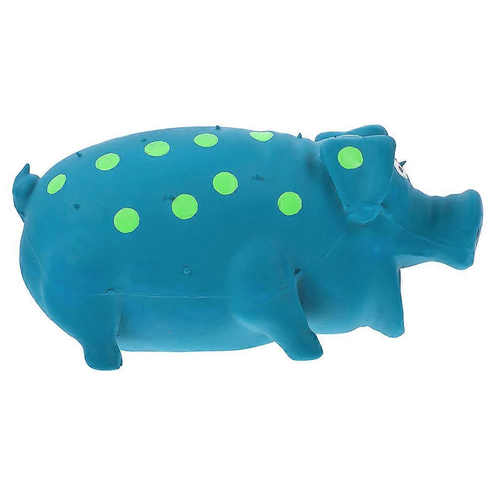 Dog Chewing Toy Pig Shaped Made from Latex for Puppy Teething
