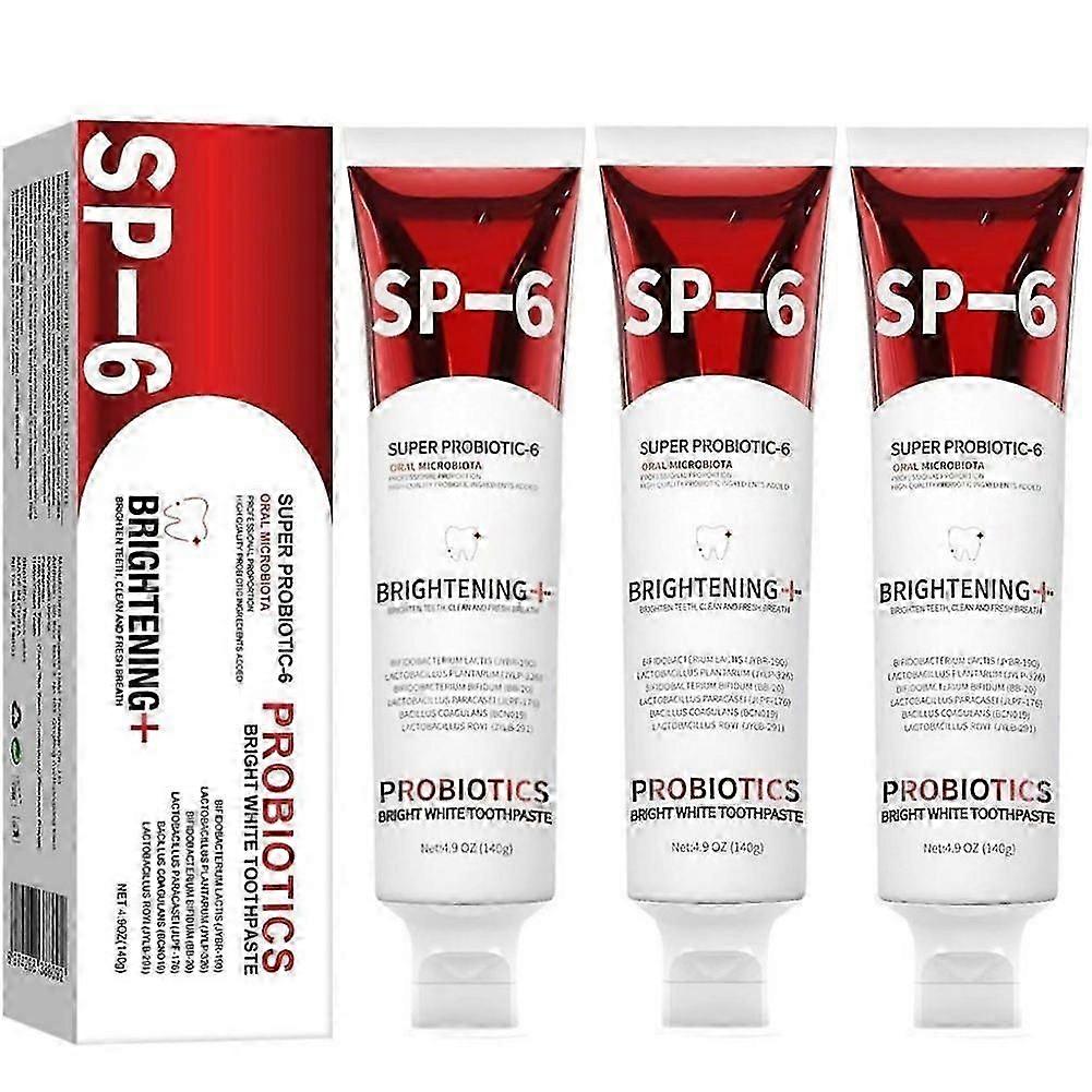 2025 SP-6 Probiotic Toothpaste,Sp-6 Toothpaste Whitening Quick White Toothpaste