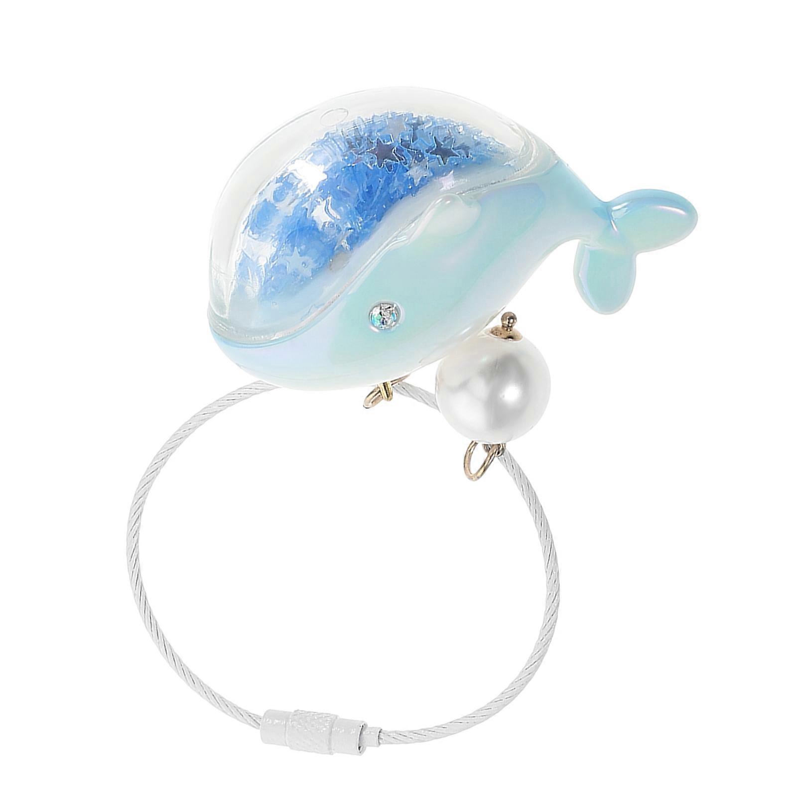 Cute Keychain Dolphin Shape Whale Keychain For Couples Everyday Use Multi Color 3.8×2.6×1.2in Bag Charm 1Set