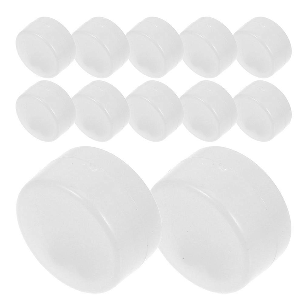 DIY Plastic Ring Boxes Noise Maker for Toys 40Pcs White Rattle Inserts