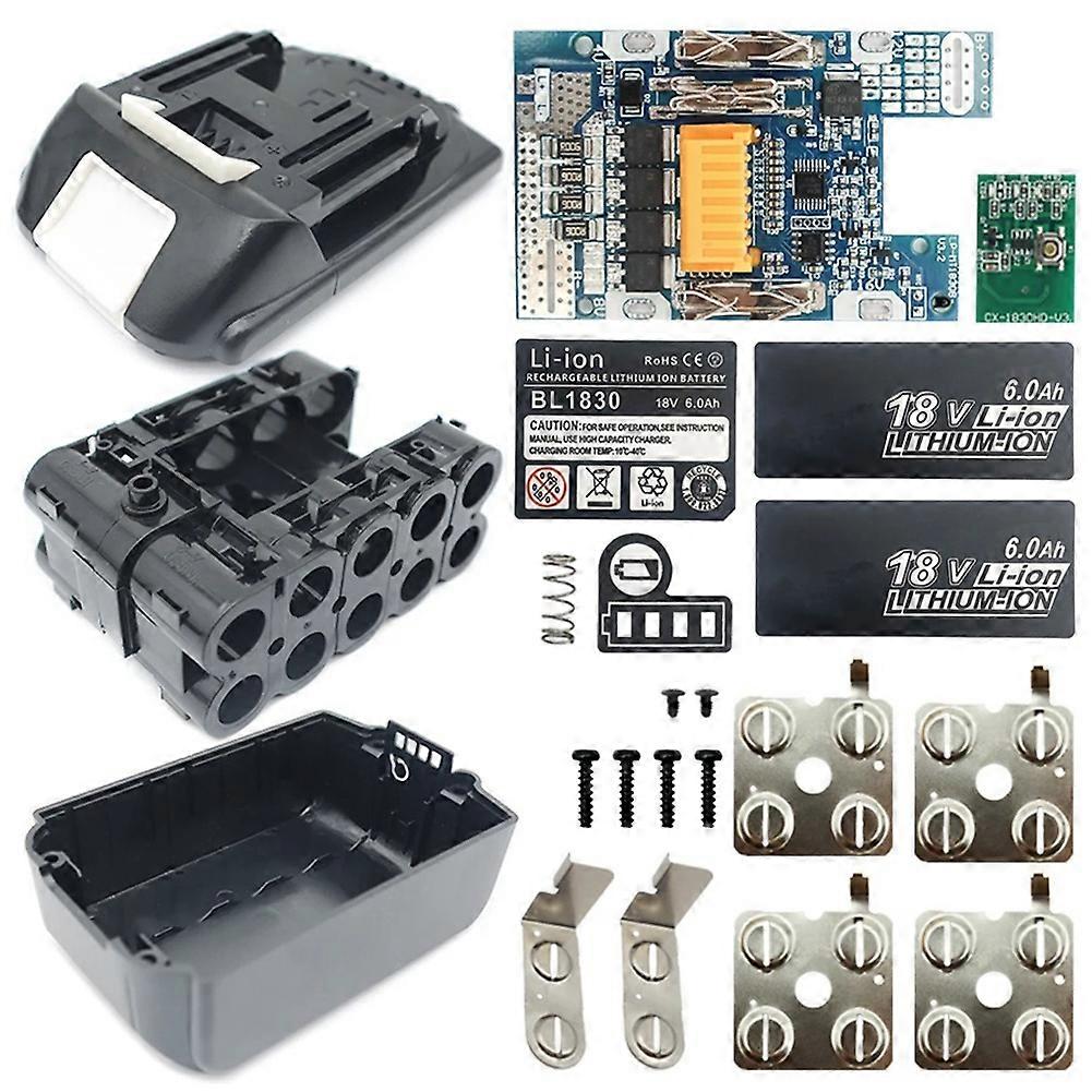 BL1830 Li-Ion Battery Case PCB Charging Protection Circuit Board BL1860 Shell Box for Makita 18V 6.0Ah Li-Ion Battery