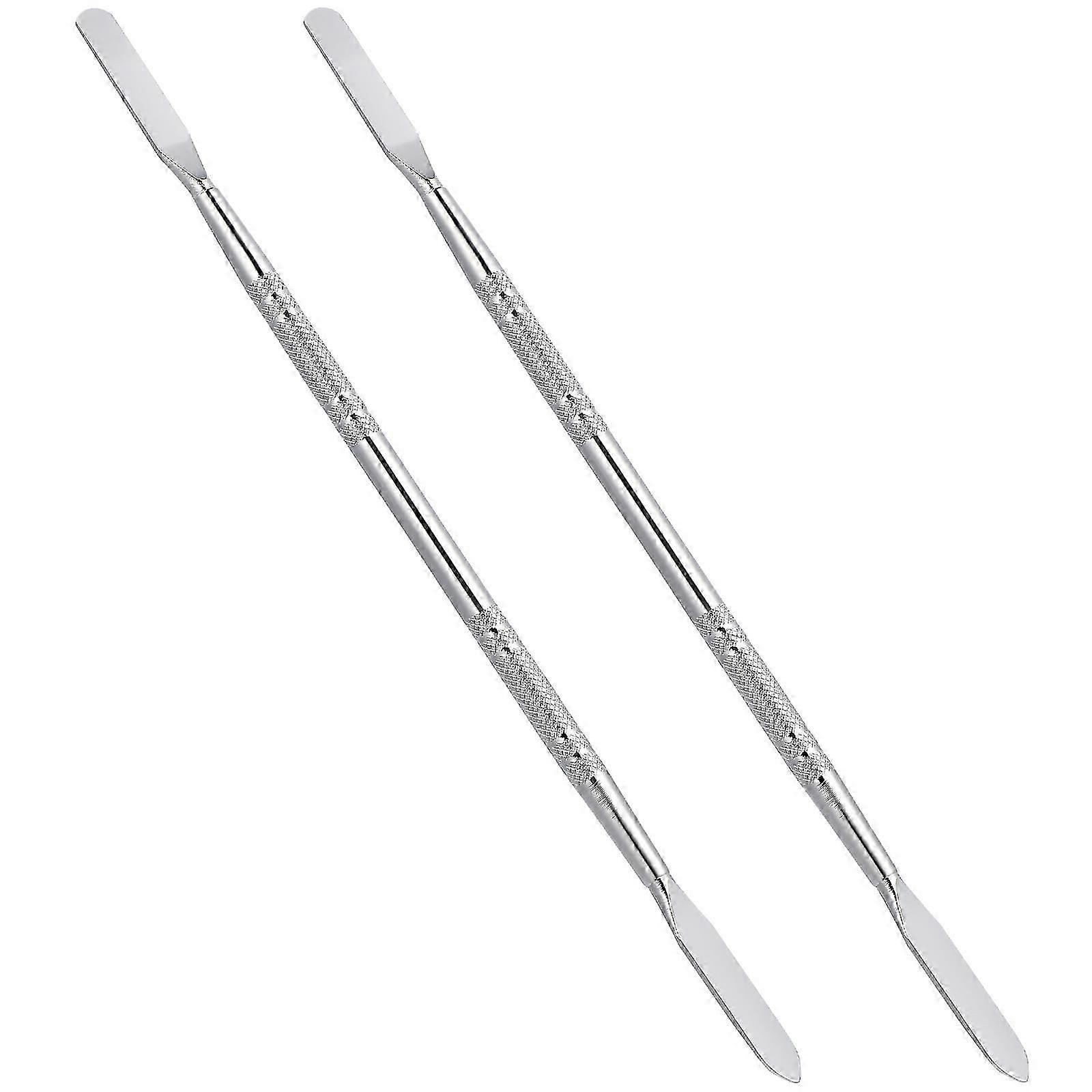 2 Pcs E Tool Opening Pry Repair Tools Spudger Tool Kit Metal Spudger Set Cell Phone Pry Tool Spudger Tool