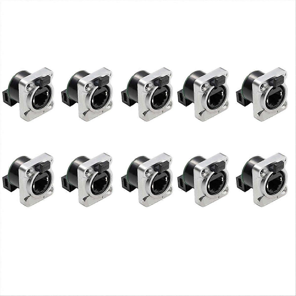 Ethernet Rj45 Chassis Socket NE8FDP Ethernet Pass Through Connector D