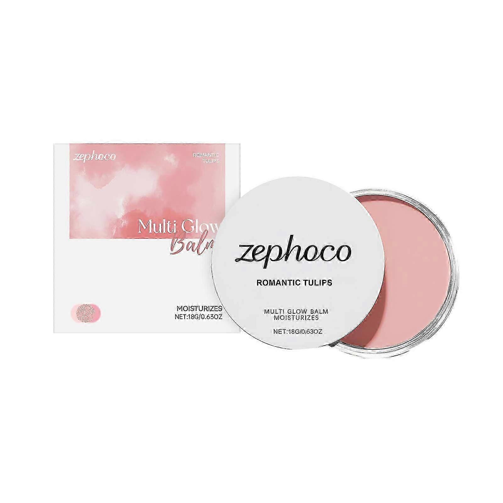 Zephoco Romantic Tulip Blush Cream Offers A Natural Makeup Look That Is Delicate, Light, Smooth, Clear And Easy To Apply