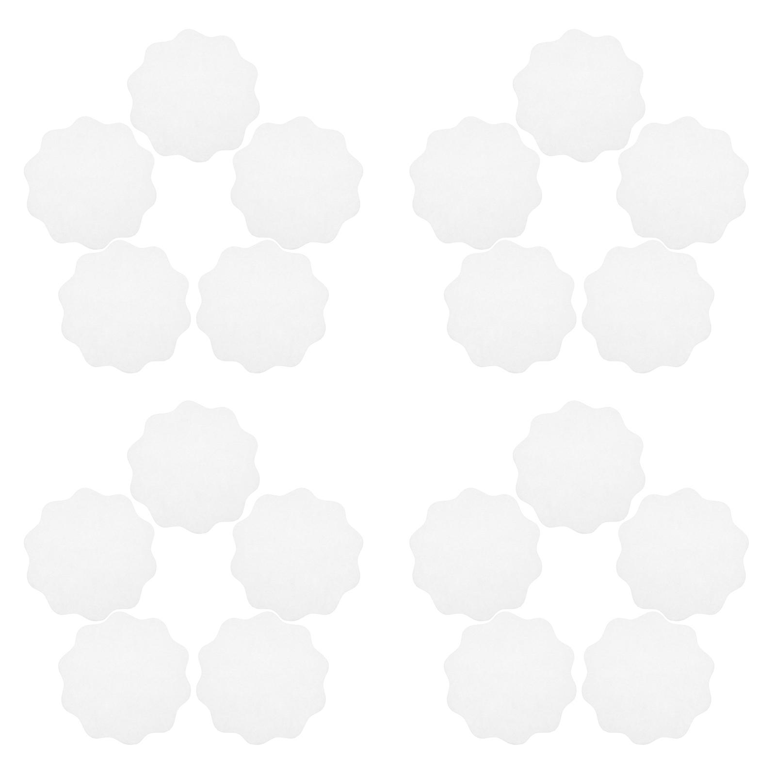 White Paper Drinking Cup Caps for Home Use Splashproof 500Pcs Set