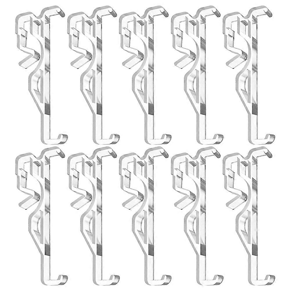 10pcs Replaceable Valance Clips Plastic Blind Clips Household Blind Clamps Blind Accessory
