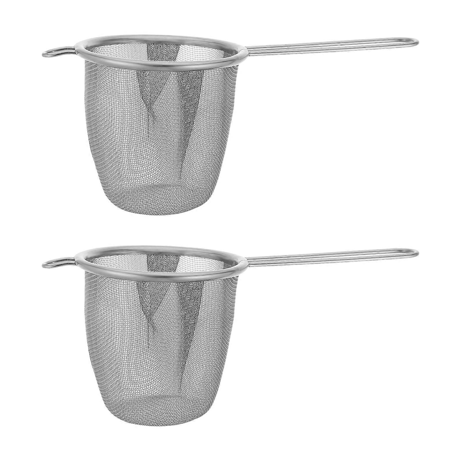 Tea Filter Stainless Steel for Home Use 6Pcs Practical Tea Strainers