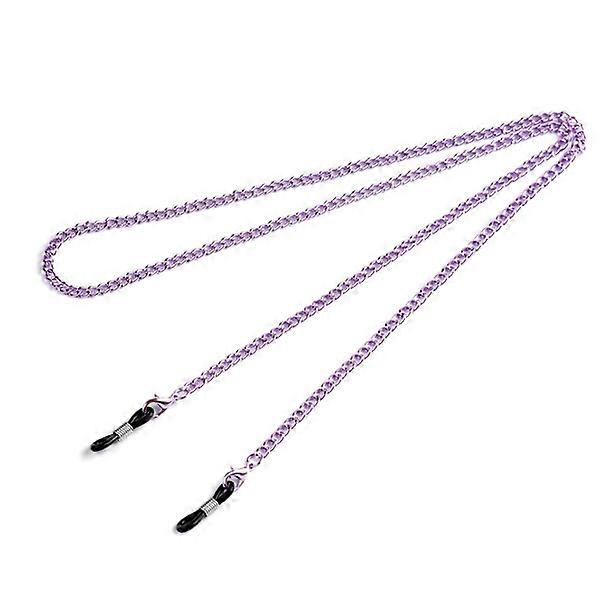 Durable Senile Cord Glasses Chain Purple