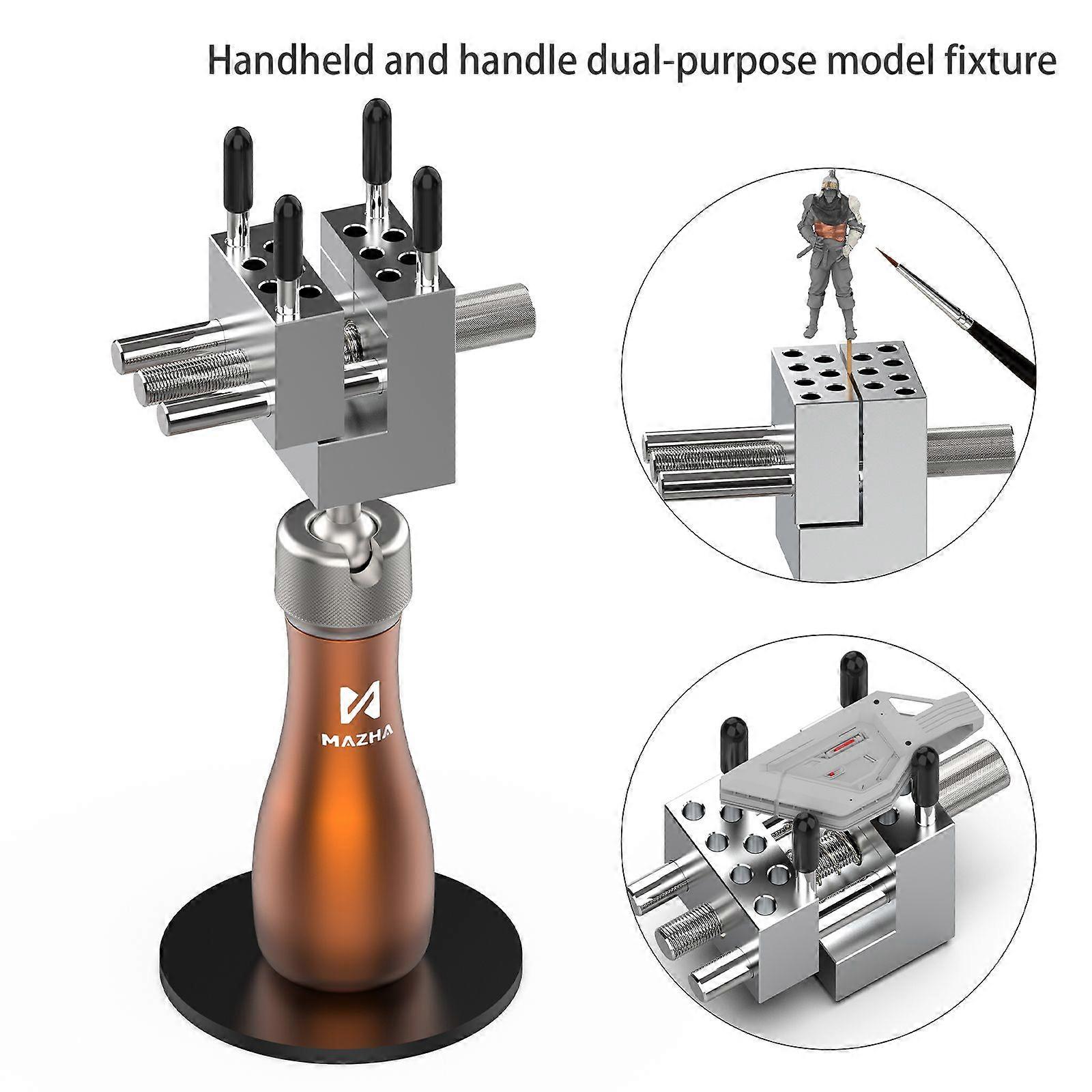 MAZHA Handheld Clamping Vise Detachable Split Portable Model Making Craft Tool