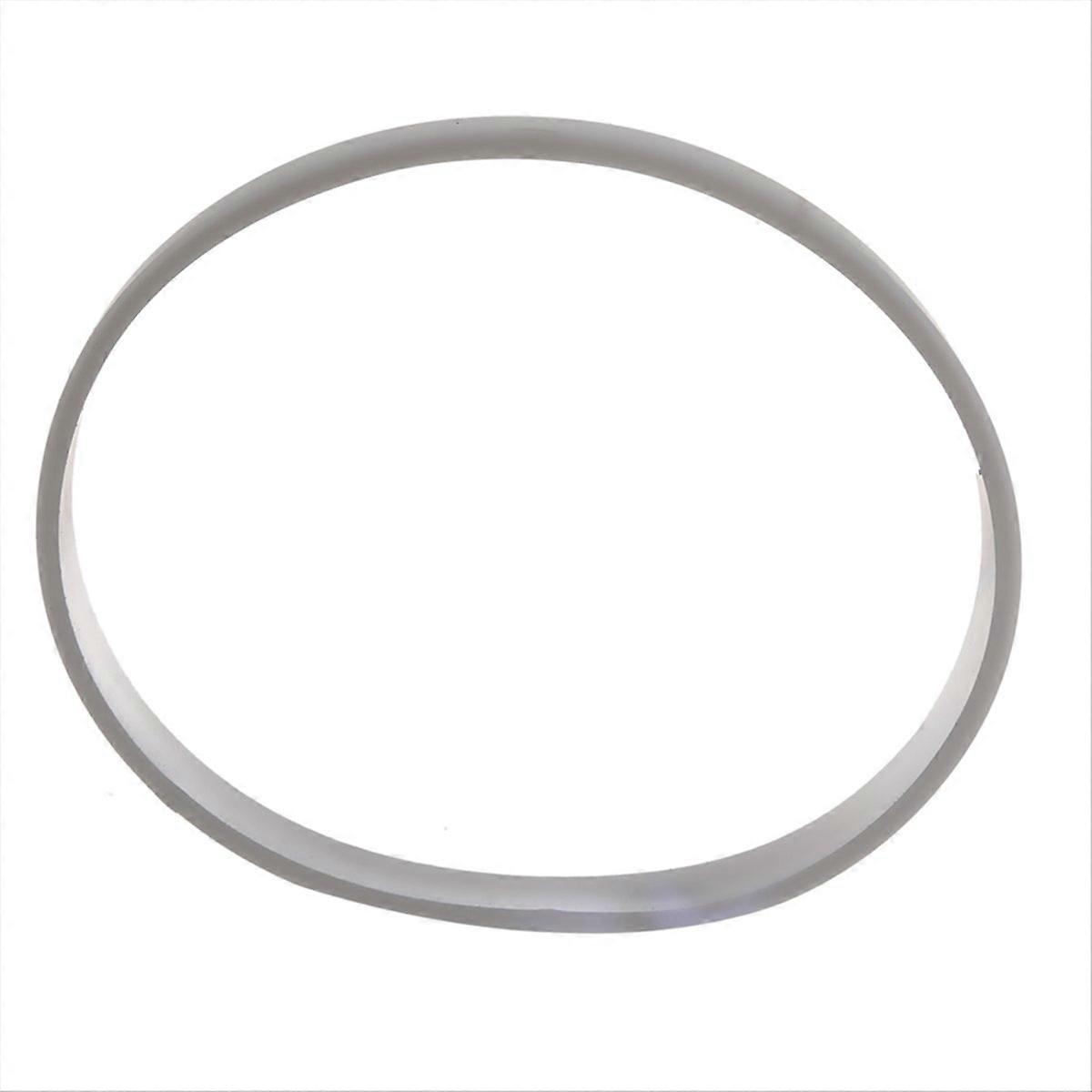 Silicone Rubber Wristband Bangle White