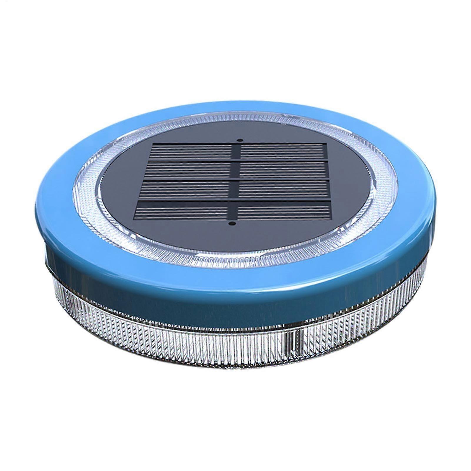 Floating Pool Lights Solar Powered RGB Color Changing, IP68 Waterproof, Auto On/Off, 4.92x4.92 In Lagoon Pond Decor