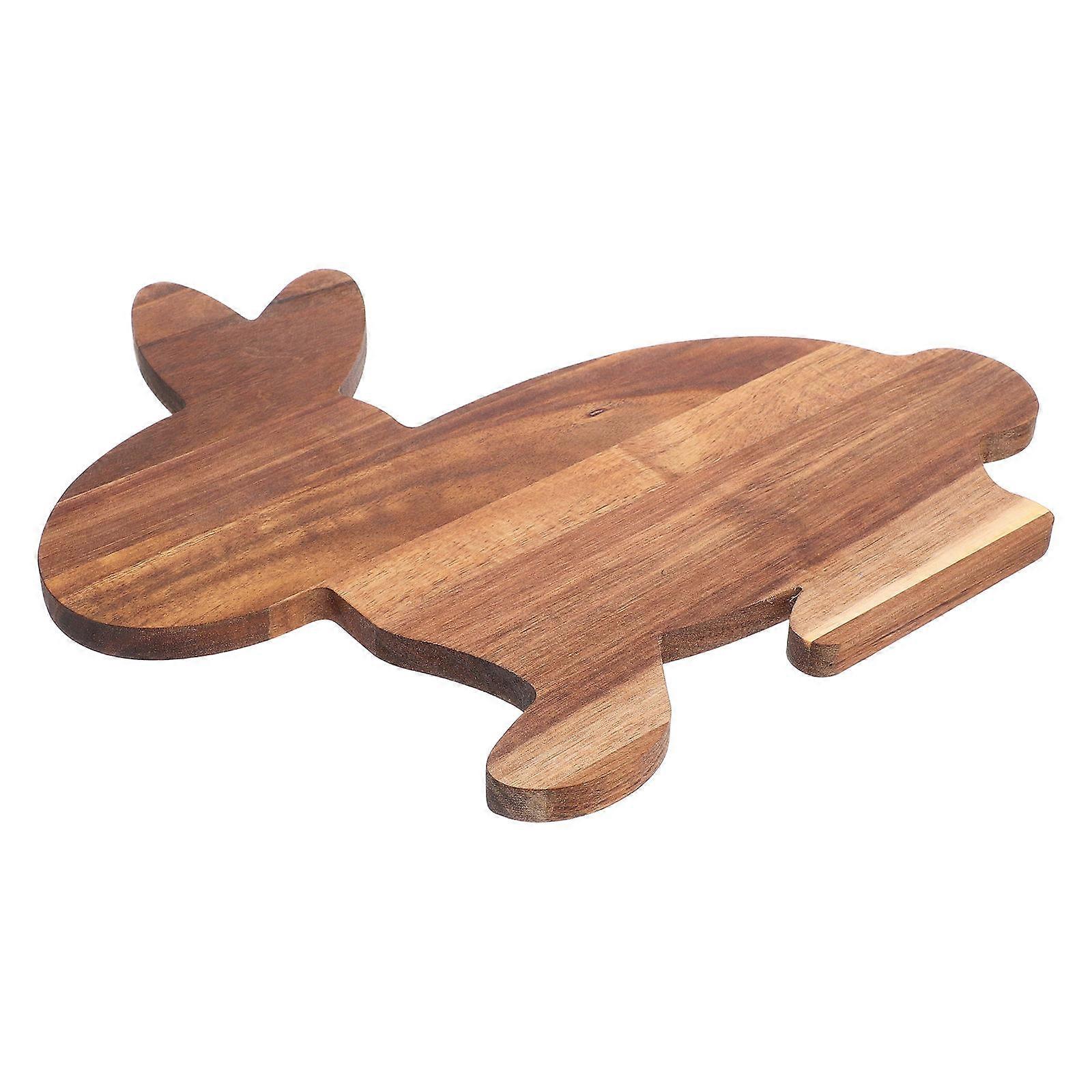 Wooden Cutting Board for Serving Creative Bunny Shaped Cheese Tray