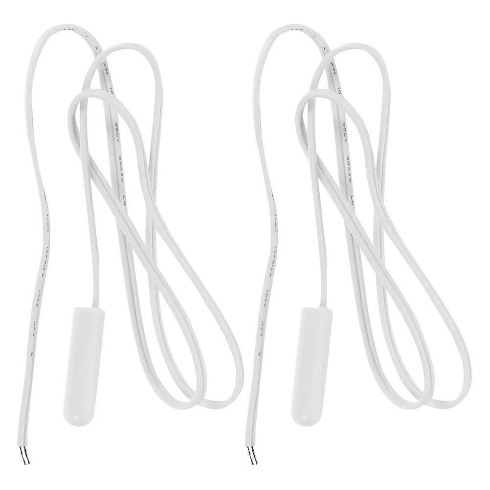 Refrigerator Cold Storage Temperature Sensor Probe Replacement 2Pcs for Freezer