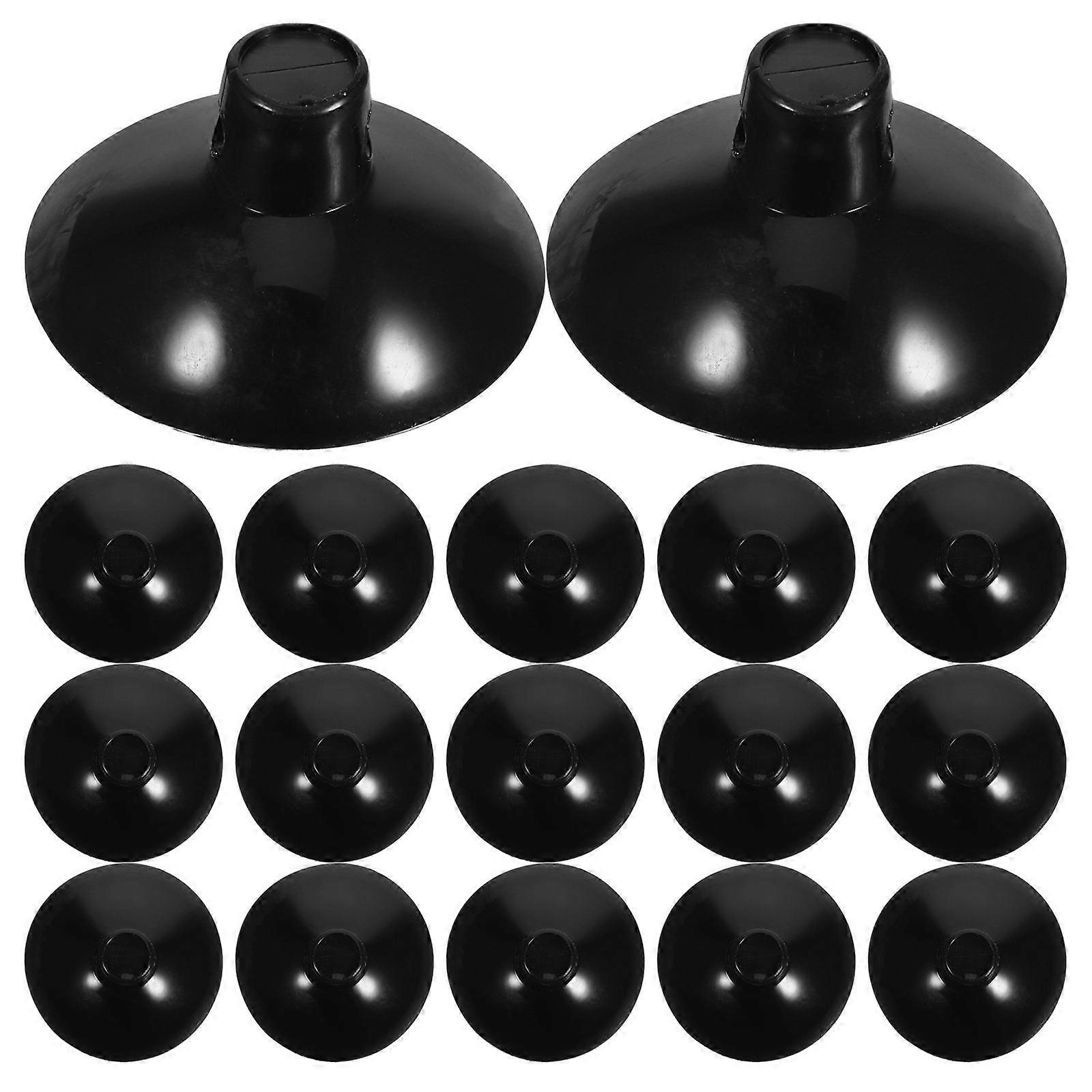 Cable Organization Suction Cups for Wire Holder 100Pcs Black Silicone