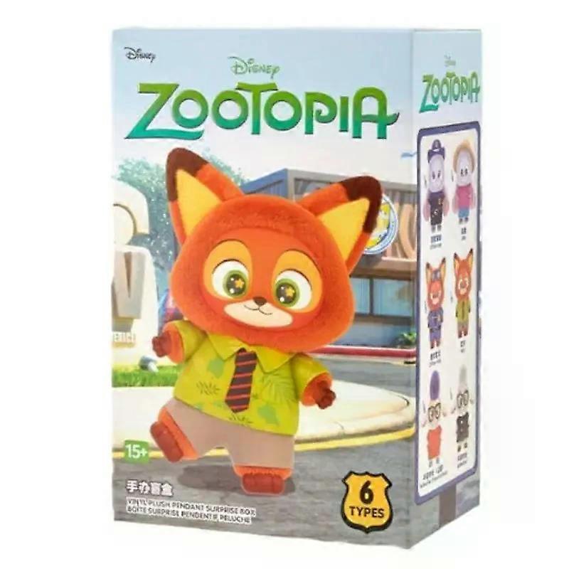 Disney Zootopia Plush Figures Anime Peripherals Decorative Display Childrent gifts Blind Box Doll Hand-made Doll Pendant Gift ?
