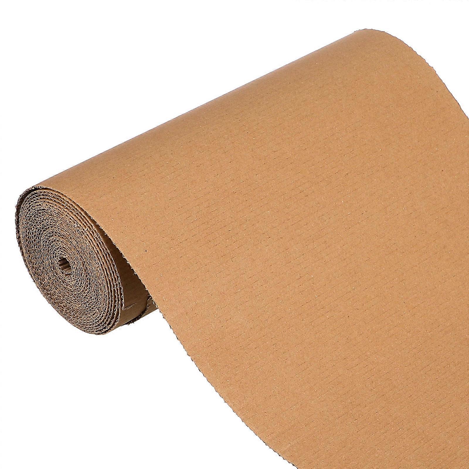 Corrugated Cardboard Roll for Packing Use 3 Rolls Durable Craft Material
