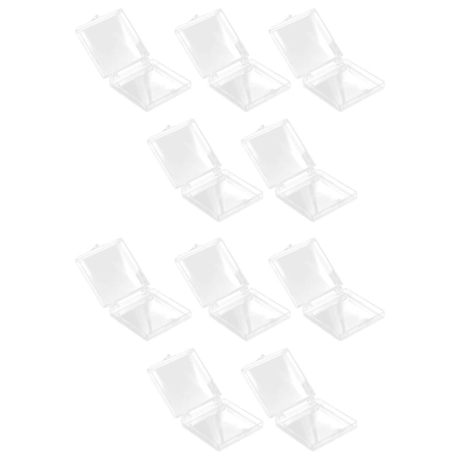 Fake Nails Storage Box for Storage 20Pcs Transparent Container