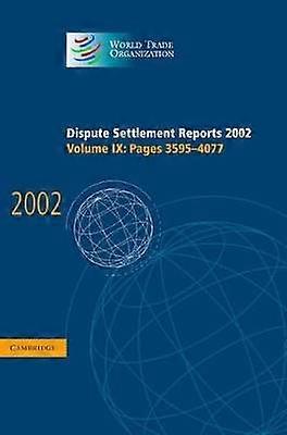 Dispute Settlement Reports 2002: Volume 9 Pages 3595-4077