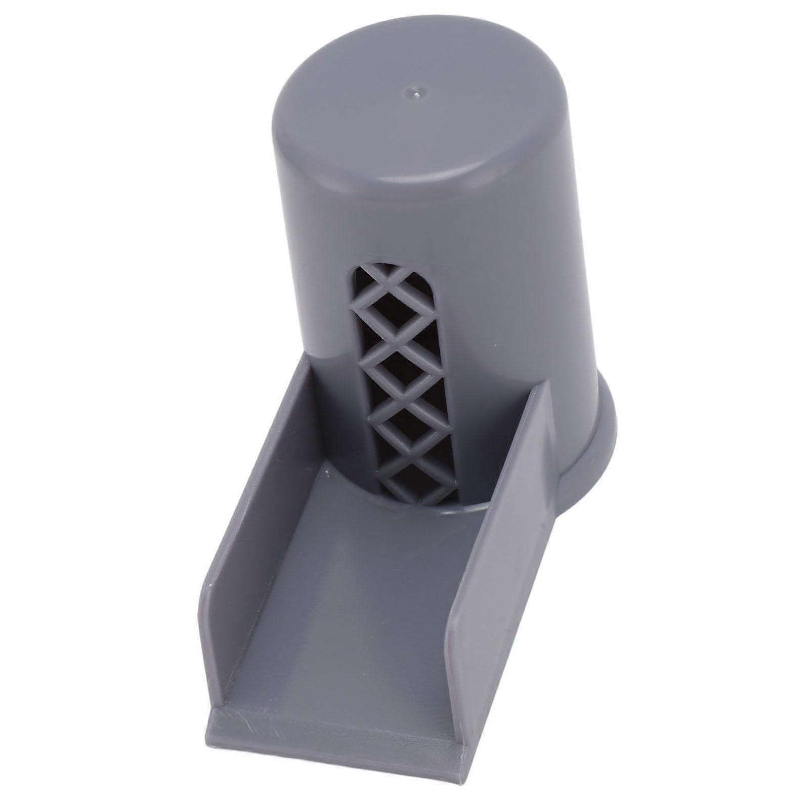 Universal Dishwasher Air Gap Cover with Ramp, ABS Overflow Spout Extender, Grey Replacement
