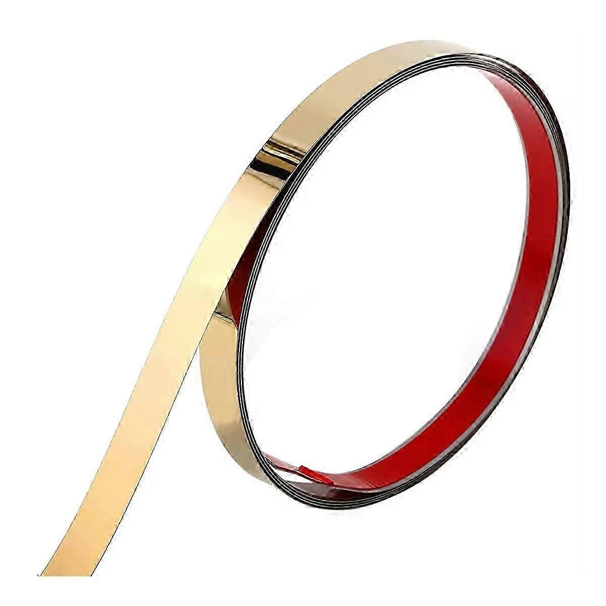 Mirror Self-Adhesive Flat Decorative Lines Strip Wall Sticker Background Wall Study Ceiling Edging